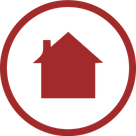 Red House Icon Image